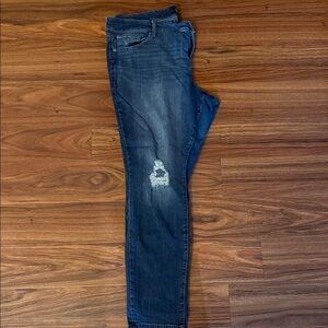 Torrid Dark Blue Skinny Jeans